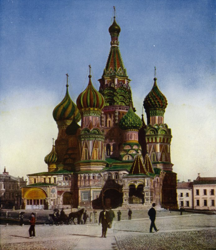 Moskau, St. Basilius, St. Basilius-Kathedrale von European Photographer