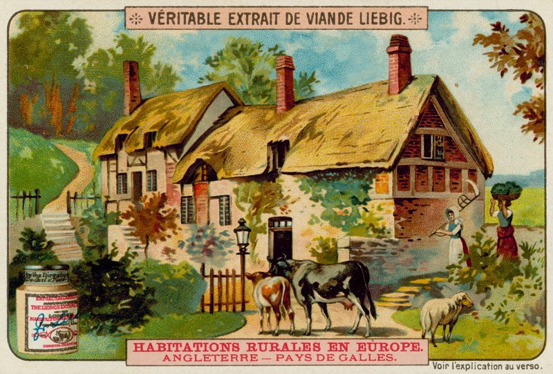 Ein walisisches Bauernhaus von European School