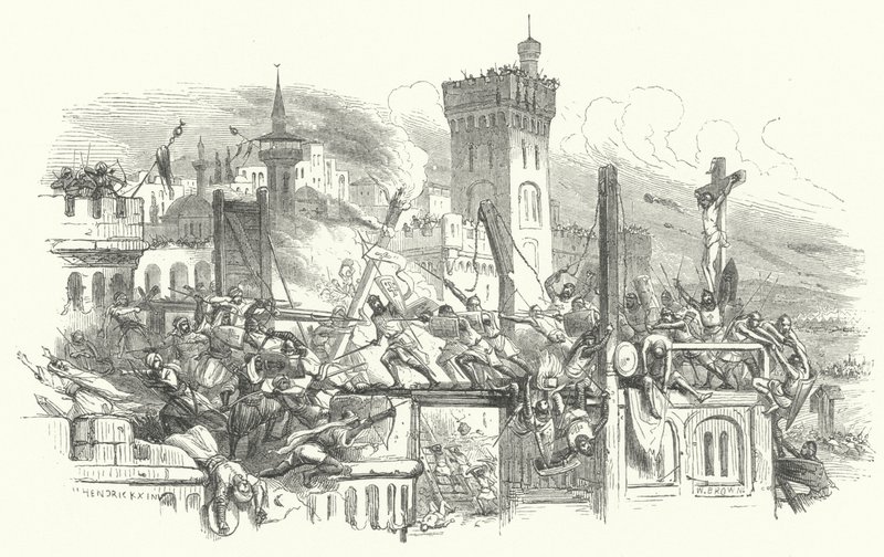 Eroberung Jerusalems durch die Kreuzritter von European School