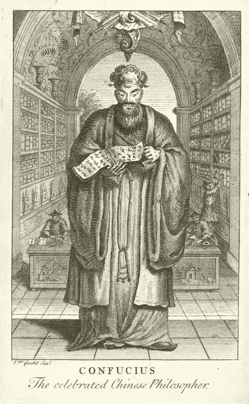 Konfuzius, der berühmte chinesische Philosoph von European School