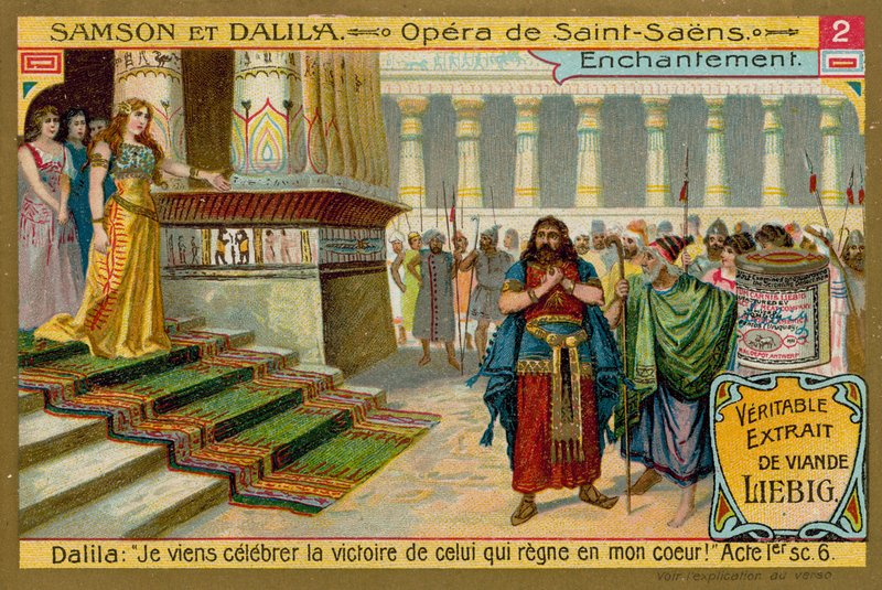 Dalila erklärt ihre Liebe zu Samson von European School