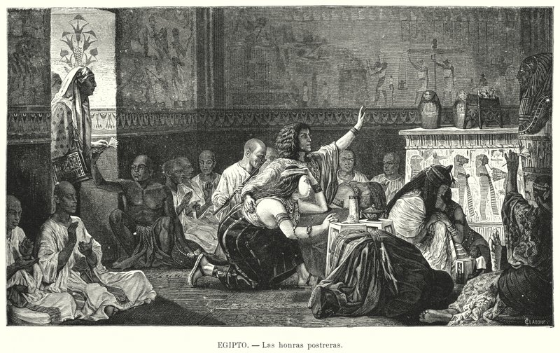 Beerdigung im alten Ägypten von European School