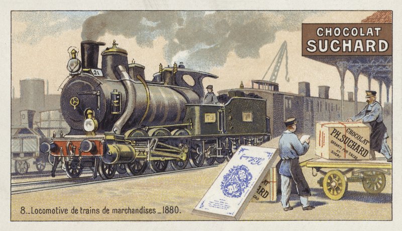 Güterlokomotive, 1880 von European School