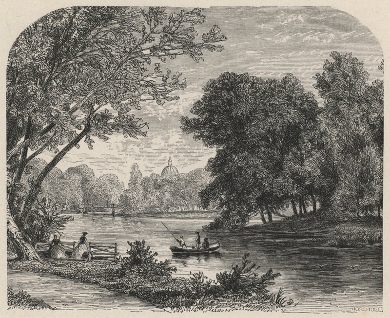 Der Wald in La Haye (Stich) von European School