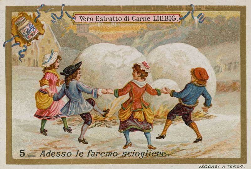 Die Schneebälle schmelzen von European School