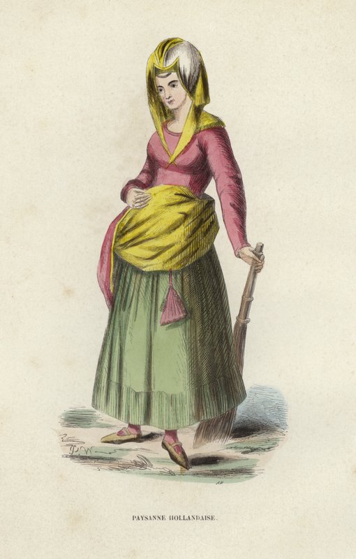 Holländische Bäuerin von European School