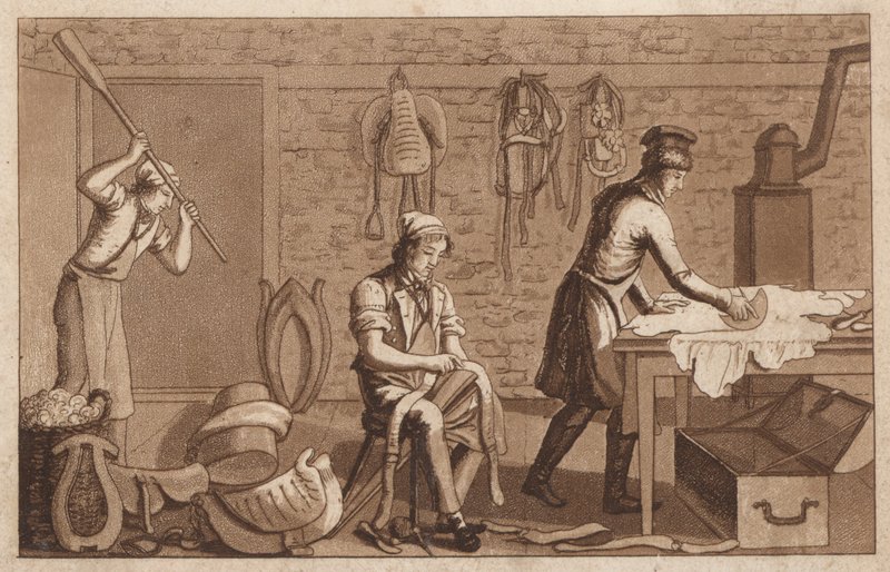 Sattler (Lithografie) von European School
