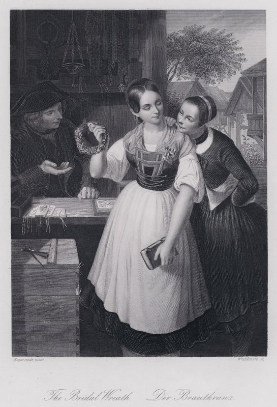 Der Brautkranz (Stich) von European School