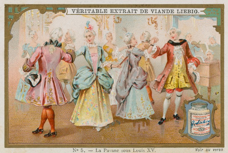 Die Pavane unter König Ludwig XV. von European School