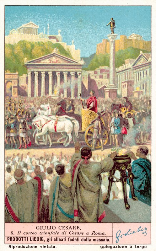 Triumph des Julius Caesar von European School