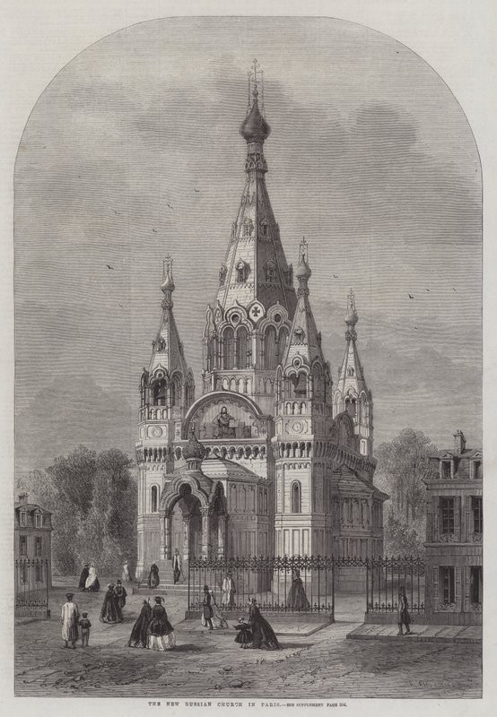 Die neue russische Kirche in Paris von Felix Thorigny