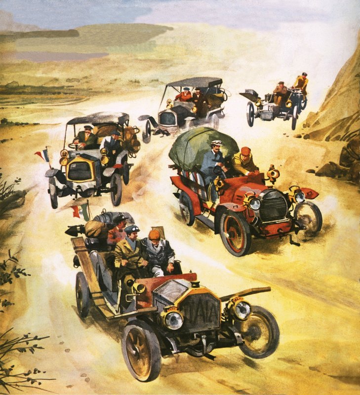 Zehntausend-Meilen-Motorradrennen von Ferdinando Tacconi