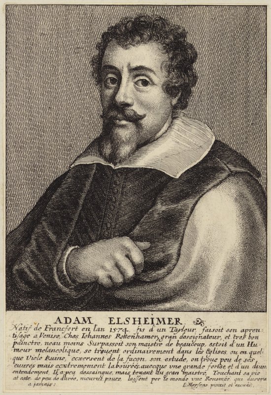 Porträt von Adam Elsheimer von Flemish School