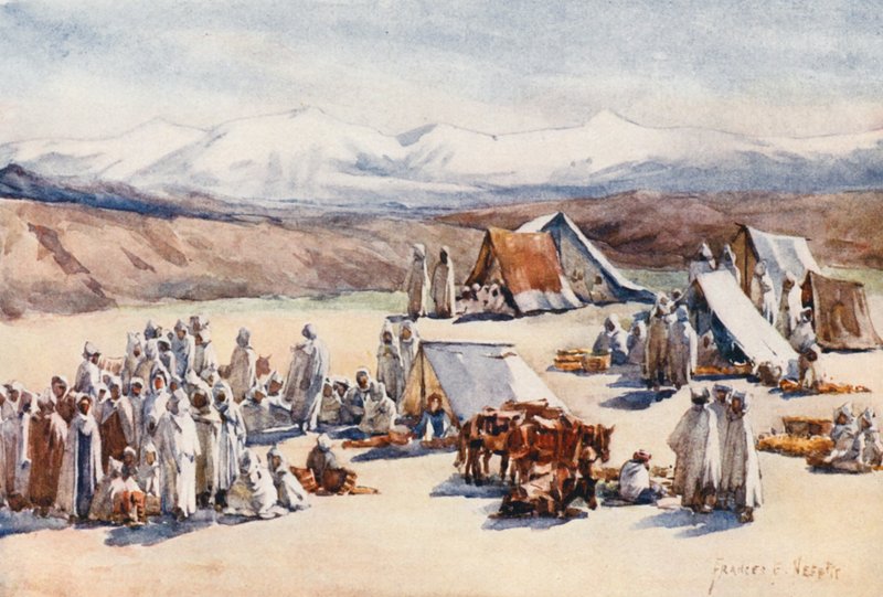 Markttag, Timgad von Frances Nesbitt