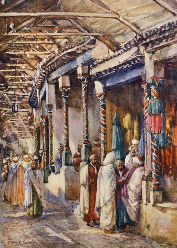 Souk el Trouk, Tunis von Frances Nesbitt