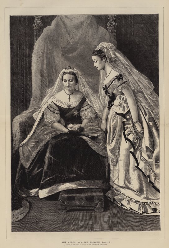Die Königin und die Prinzessin Louise von Francis Wilfred Lawson