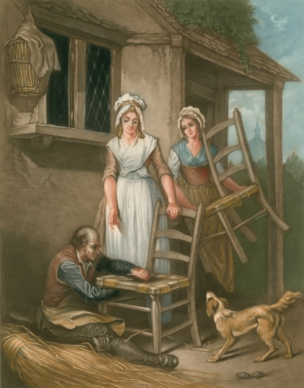 Alte Stühle zu reparieren von Francis Wheatley