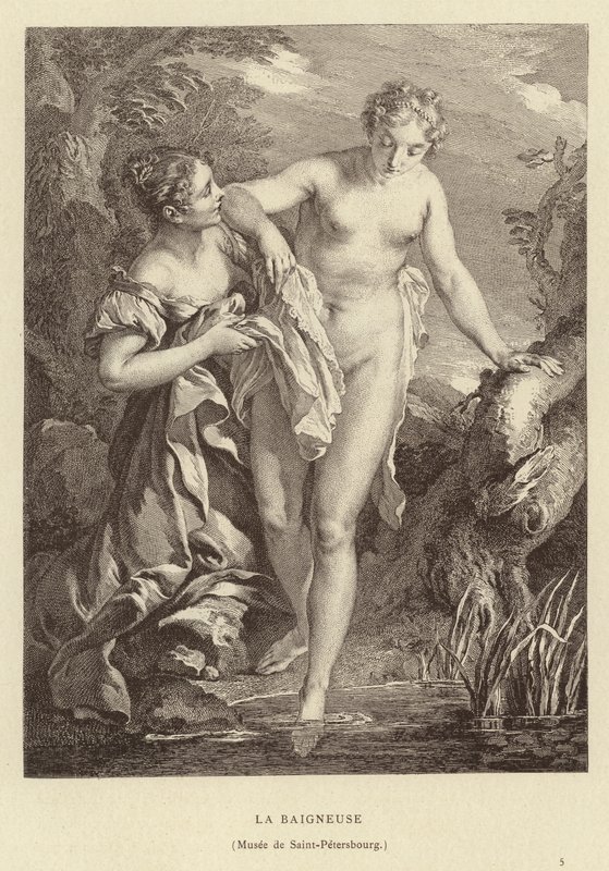 Die Badende von Francois (after) Boucher