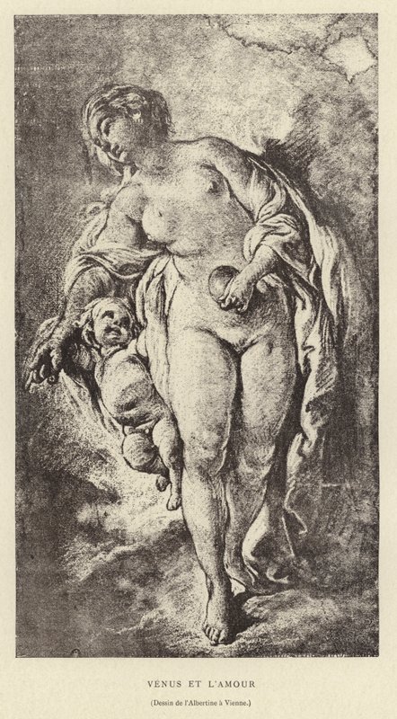 Venus und Amor von Francois (after) Boucher