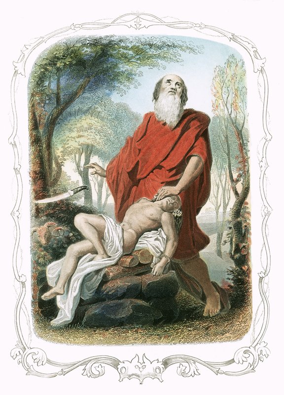 Abraham opfert Isaak von Francois Feyen Perrin