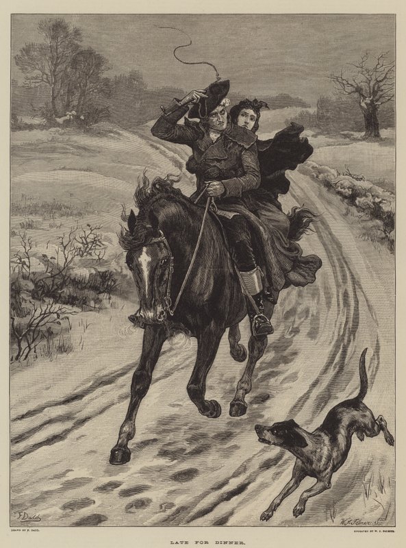 Zu spät zum Abendessen von Frank Dadd
