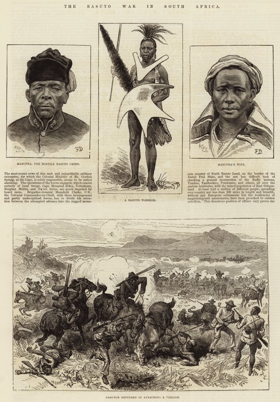 Der Basuto-Krieg in Südafrika von Frank Dadd