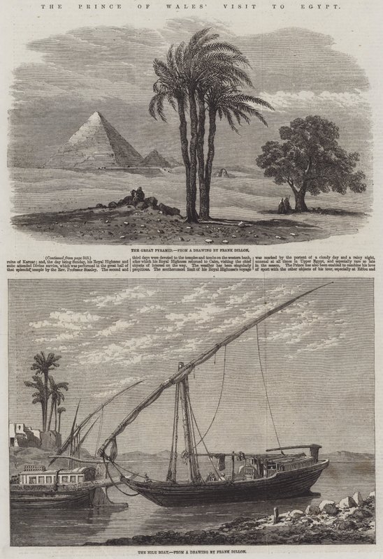 Der Besuch des Prinzen von Wales in Ägypten von Frank Dillon