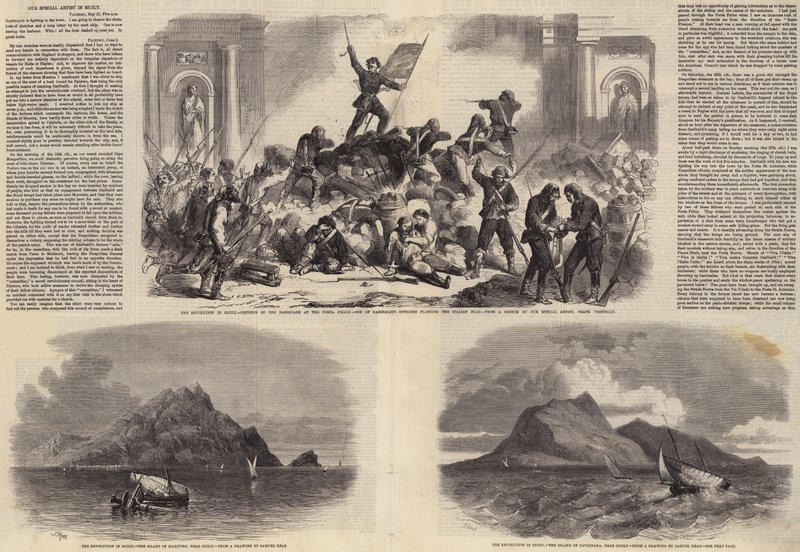 Die Revolution in Sizilien von Frank Vizetelly