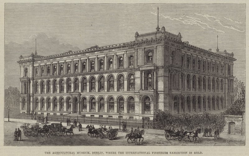 Das Landwirtschaftsmuseum, Berlin, wo die Internationale Fischereiausstellung stattfindet von Frank Watkins