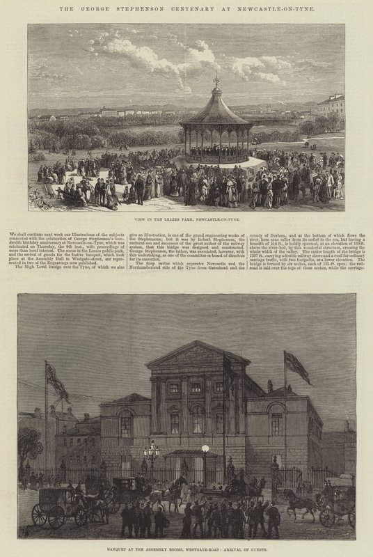 Das George Stephenson Jubiläum in Newcastle-on-Tyne von Frank Watkins