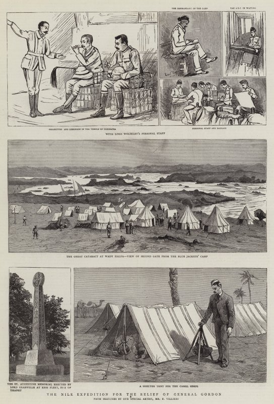 Die Nil-Expedition zur Rettung von General Gordon von Frederic Villiers