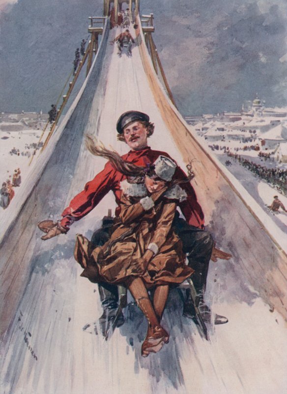 Eine Rodelbahn von Frederic de Haenen