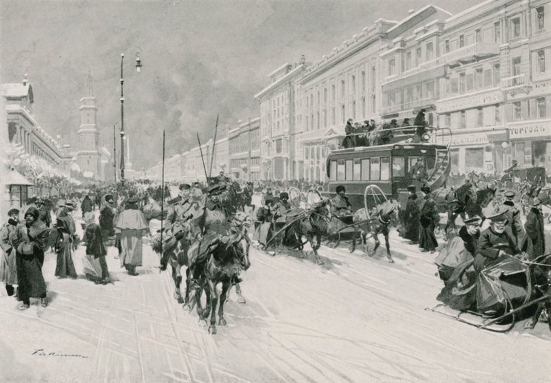 Newski-Prospekt von Frederic de Haenen