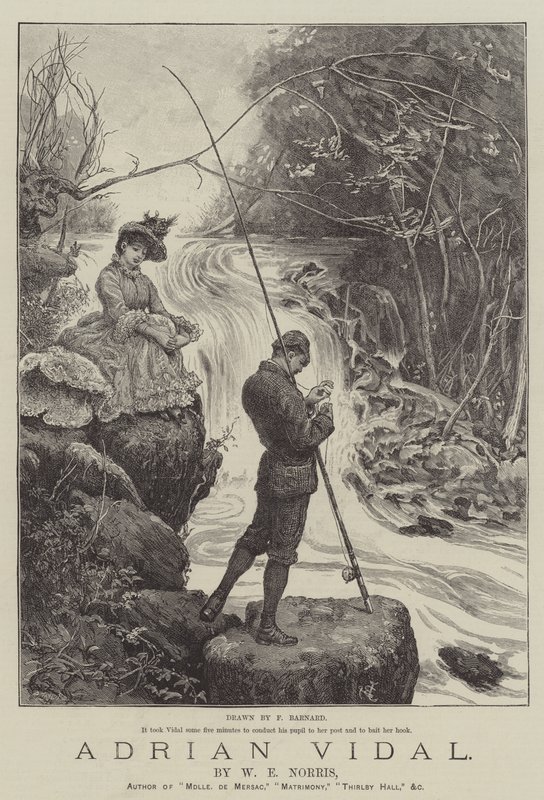 Adrian Vidal, von W E Norris von Frederick Barnard