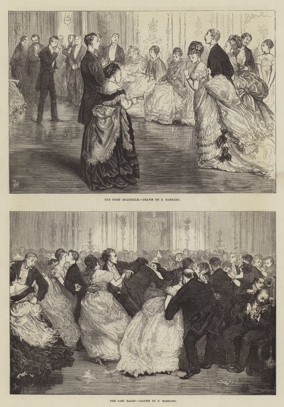 Tanz im Ballsaal von Frederick Barnard