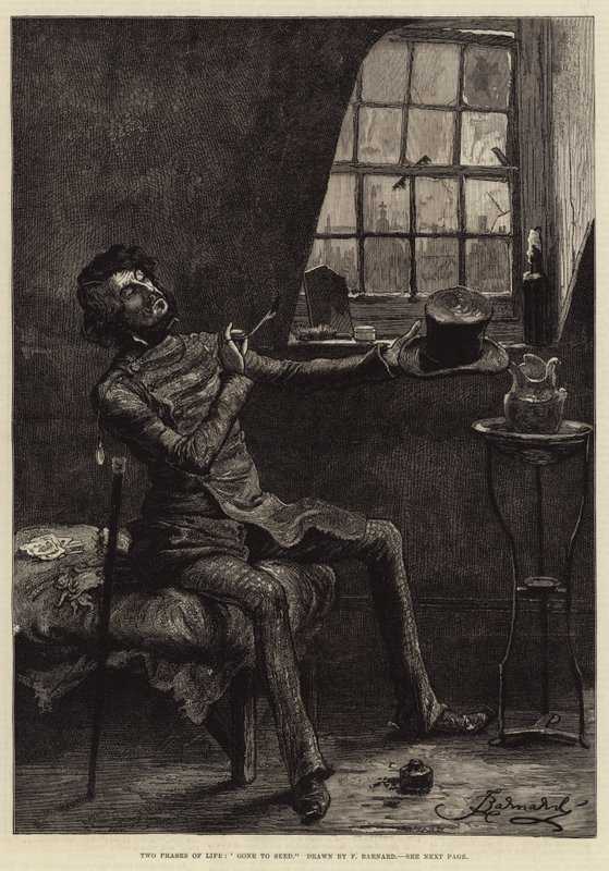 Zwei Lebensphasen, Verwelkt von Frederick Barnard