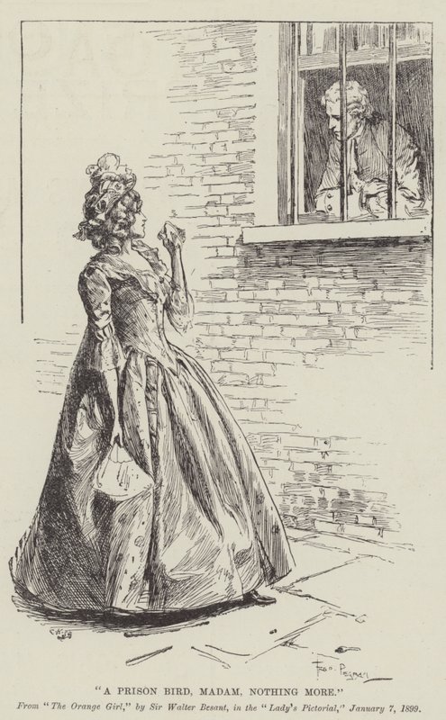 Ein Gefangener Vogel, Madam, nichts weiter von Frederick Pegram