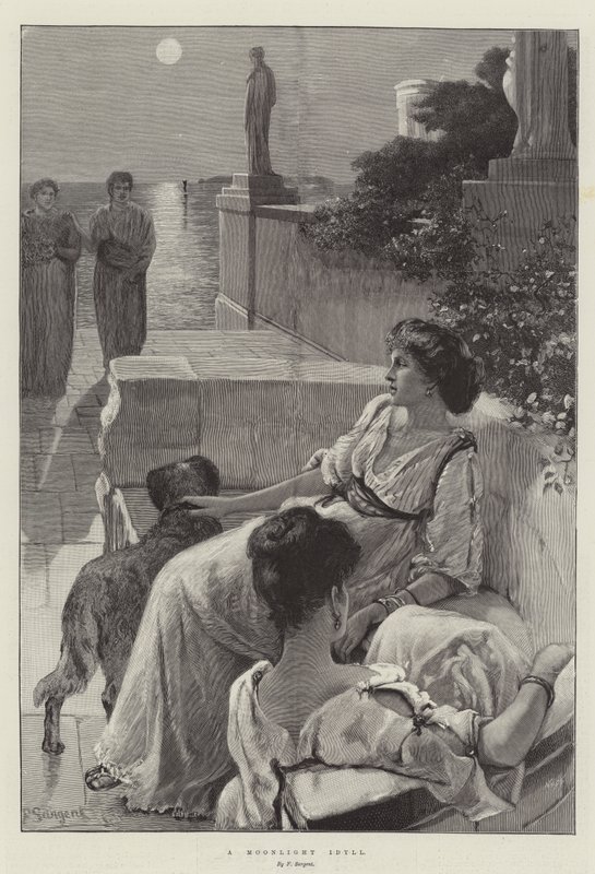 Ein Mondlicht-Idyll von Frederick Sargent