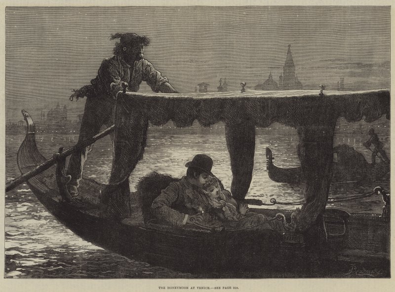 Die Flitterwochen in Venedig von Frederick Barnard