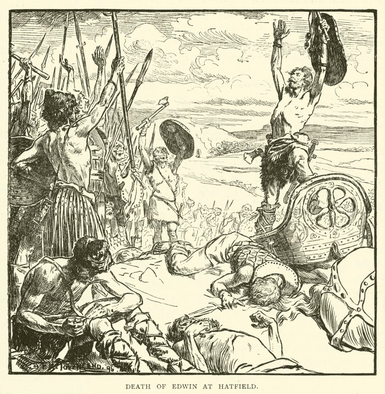 Tod von Edwin in Hatfield von Frederick Henry Townsend