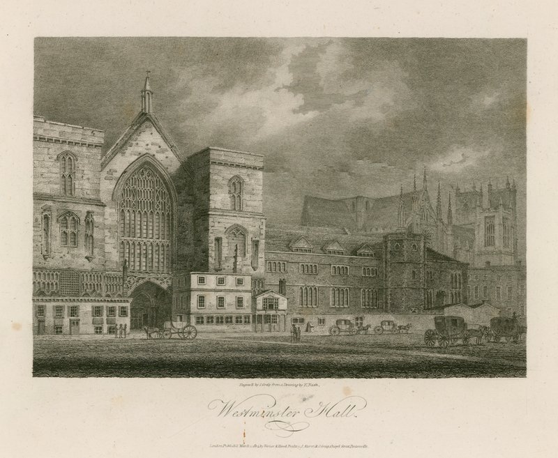 Westminster Hall von Frederick Nash