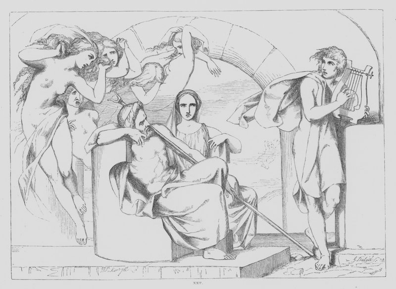 John Milton, Il Penseroso (Stich) von Frederick Richard Pickersgill