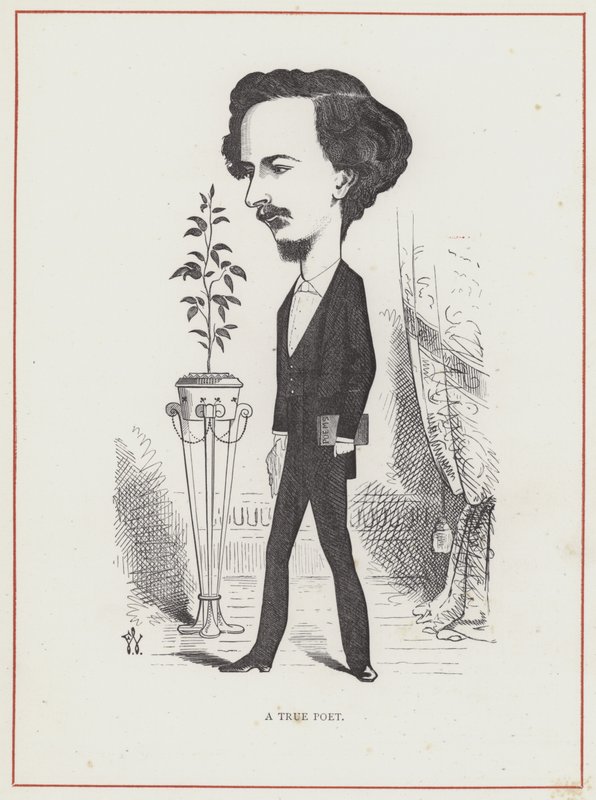 Algernon Charles Swinburne, Dichter von Frederick Waddy
