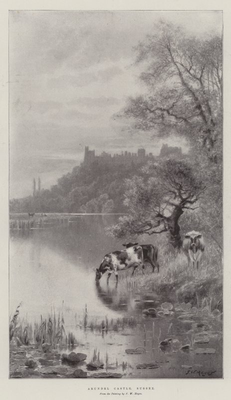 Arundel Castle, Sussex von Frederick William Hayes