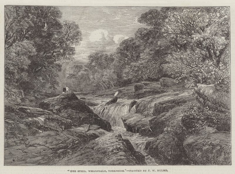 Der Strid, Wharfdale, Yorkshire von Frederick William Hulme