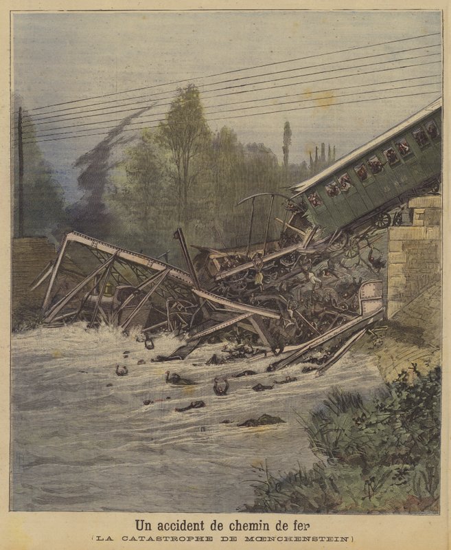 Ein Eisenbahnunfall von French School