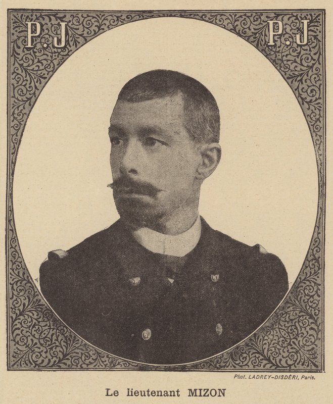 Antoine Mizon, französischer Marineoffizier, Entdecker und Kolonialverwalter von French School