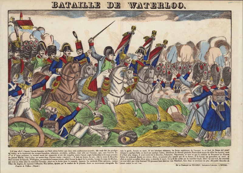 Schlacht von Waterloo von French School