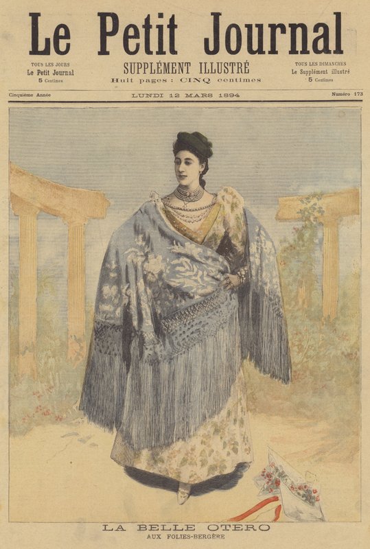 La Belle Otero im Folies-Bergère von French School