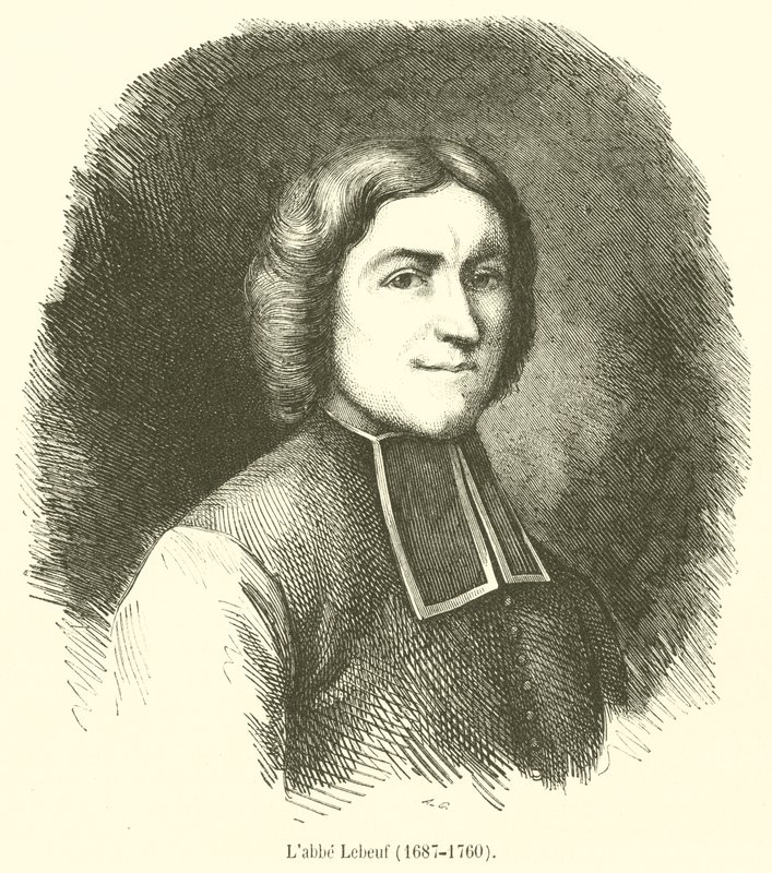 Labbe Lebeuf, 1687-1760 von French School